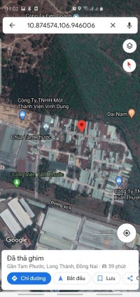 Đất Tam Phước, Đồng Nai, dt 555m2, giá 2 tỷ 6, KDC đông đúc, cần bán gấp