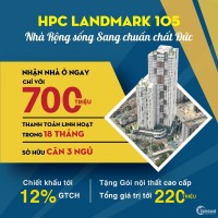 Chỉ từ 21 triệu m2 căn hộ HPC Landmark 105 3PN mặt đường Tố Hữu Hà Đông