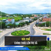 Bán Đất Nền Trung Tâm Thị Xã Đức Phổ Chỉ 600tr/nền