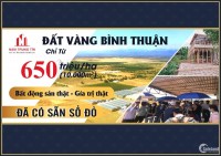 Bán 1 hecta đất giá chỉ 650 triệu. đã có sổ đỏ. sang tên công chứng trong ngày