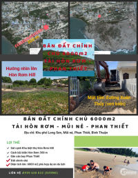 Cần bán đất cạnh Hòn Rơm Hill Village, Mũi Né, Phan Thiết, Bình Thuận