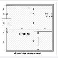 CHO THUÊ CỬA HÀNG 80 MÉT VUÔNG MẶT TIỀN 78 LÁNG HẠ