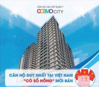 COSMO quận 7,thanh toán 1,2 tỷ nhận nhà,SHR