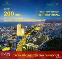 Căn hộ chung cư cao cấp tại 𝐆𝐑𝐀𝐍𝐃 𝐂𝐄𝐍𝐓𝐄𝐑 𝐐𝐔𝐘 𝐍𝐇𝐎̛𝐍