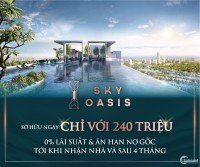 Sở hữu căn hộ chung cư Sky Oasis với chính sách vàng. Hotline 0336222816