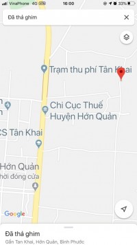 Cần tiền làm ăn nên bán mãnh đất vườn đường lớn, tại trung tâm huyện Hớn Quản