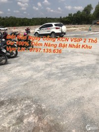 Sỡ Hữu Đất Nền Trước Cổng KCN Vsip Chỉ 850tr