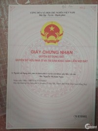 Kẹt tiền bán đất Sổ riêng 100m2, giá 750 triệu, ngay KCN Giang Điền, Trảng Bom