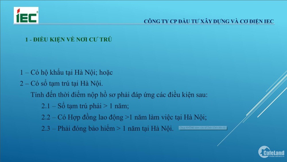 Chung Cư IEC Tứ Hiệp - Thanh Trì - Hà Nội