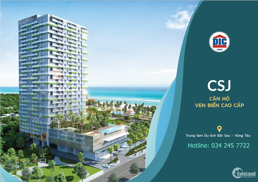 Căn hộ mặt biển CSJ Tower bãi sau Vũng Tàu