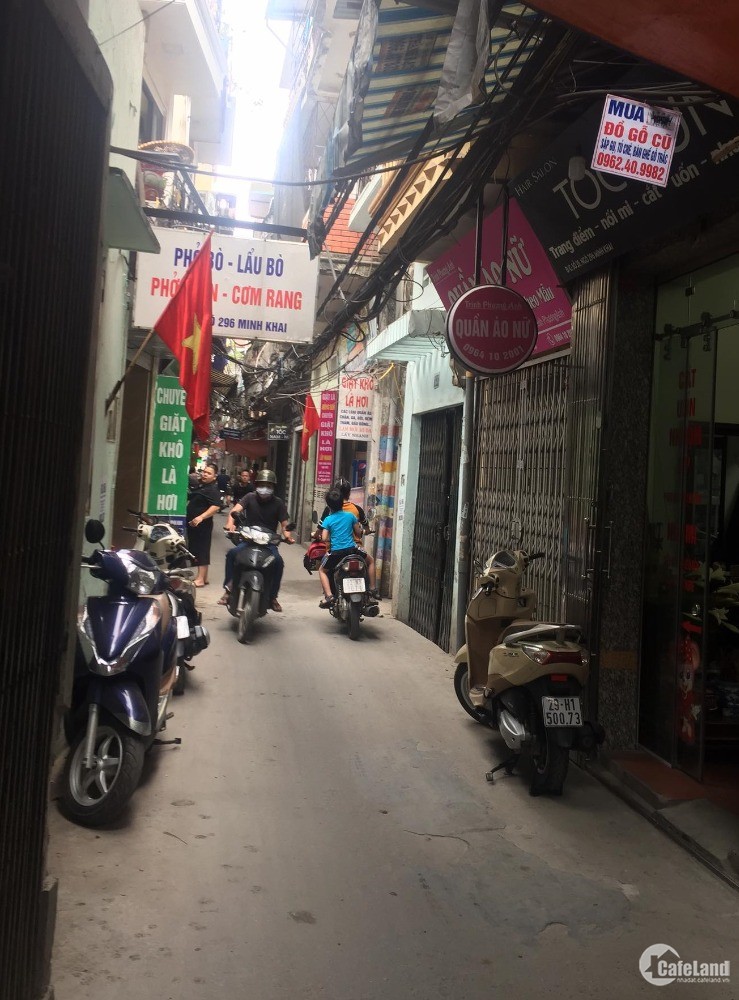 Mặt ngõ kinh doanh sầm uất Bạch Mai- phố Huế  DT 30m x 4T, lô góc 2 mặt thoáng.