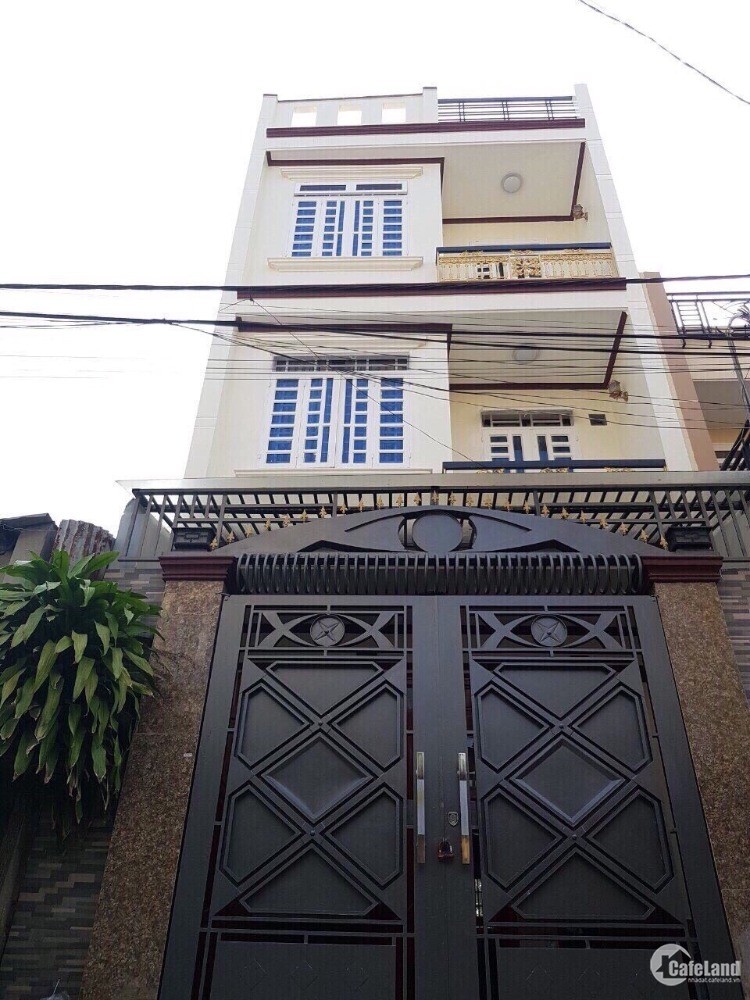 Bán nhà ngay khu hành chính Quận Bình Tân, 1 trệt 2 lầu hẻm 6m đường Bình Thành
