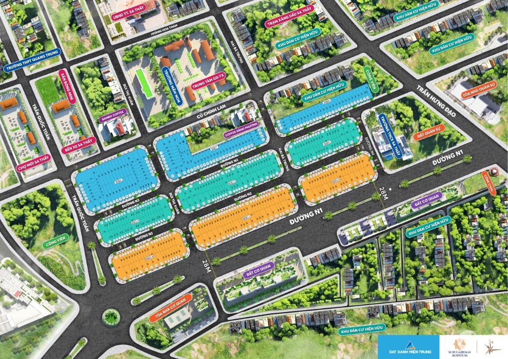 Chào bán Dự án mới Sun Garden Kon Tum hạ tầng 100% hoàn thiện nhựa đường