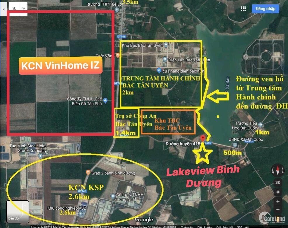 Lakeview BÌnh Dương view hồ sinh thái - Gàn khu công nghiệp VSIPS 2 mở rộng