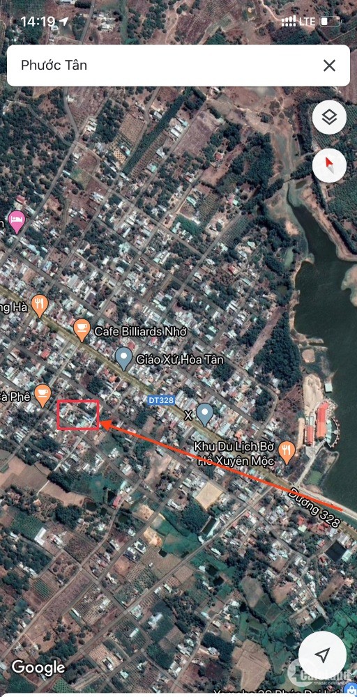 Em cần bán đất xã Phước Tân, cách Hồ Tràm casino 5km