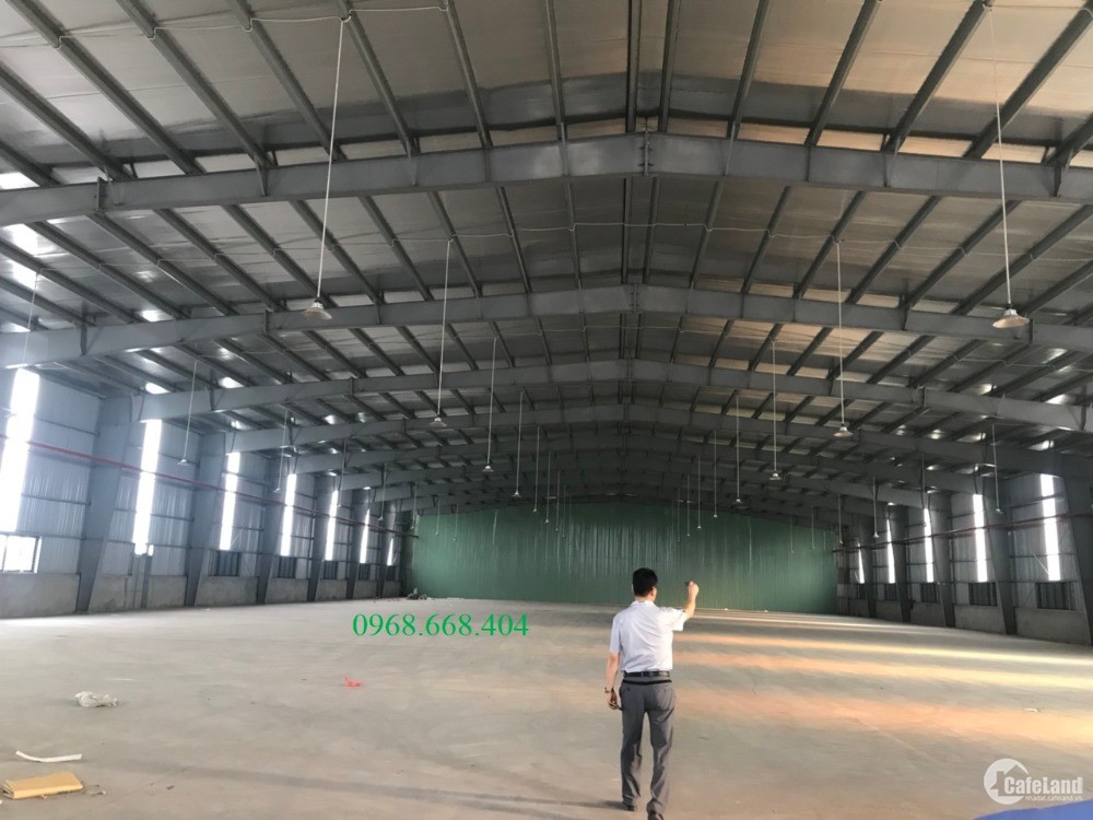 Cho thuê xưởng 2.100m2 –  tại Cụm Công nghiệp Đông Thọ - Yên Phong - Bắc Ninh
