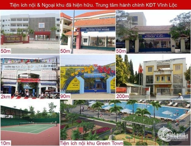 Căn hộ CC ở liền giá rẻ Green Town Bình Tân 52,7m2 - 1,4 tỷ nhận nhà ở liền