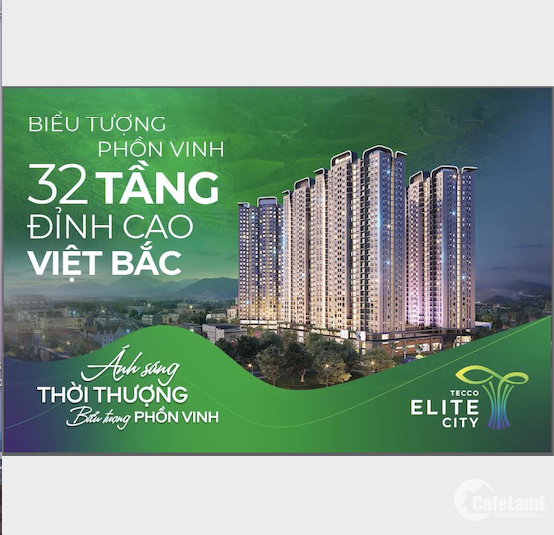 Chỉ 287 triệu sở hữu ngay căn 2PN, 2WC 68m2 tại Tecco Elite City Thái Nguyên