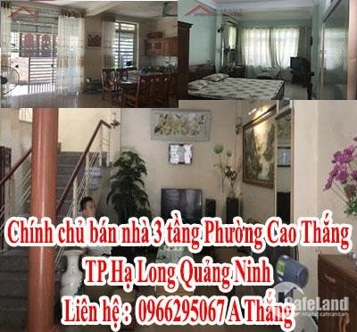 Chính chủ bán nhà 3 tầng Phường Cao Thắng, TP Hạ Long, Quảng Ninh.