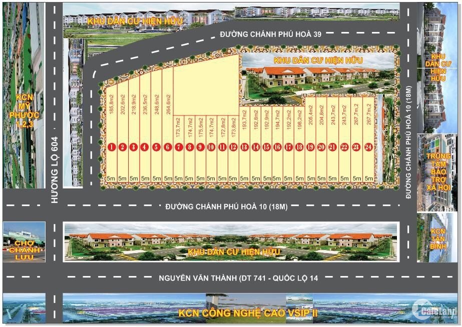 Đất chính chủ khu vực Chánh Phú Hoà - Bến Cát, có sổ sẵn, giá rẻ.