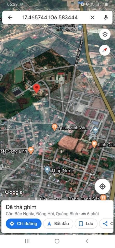 Bán lô đất ngõ Hà Huy Tập F1 chưa qua đầu tư gần Cao đẳng Nghề   về ga Đồng Hới