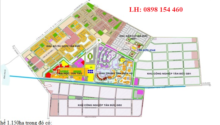 Đất nền đại lộ thương mại Tây Sài Gòn - Ecity Tân Đức. LH: 0898154460