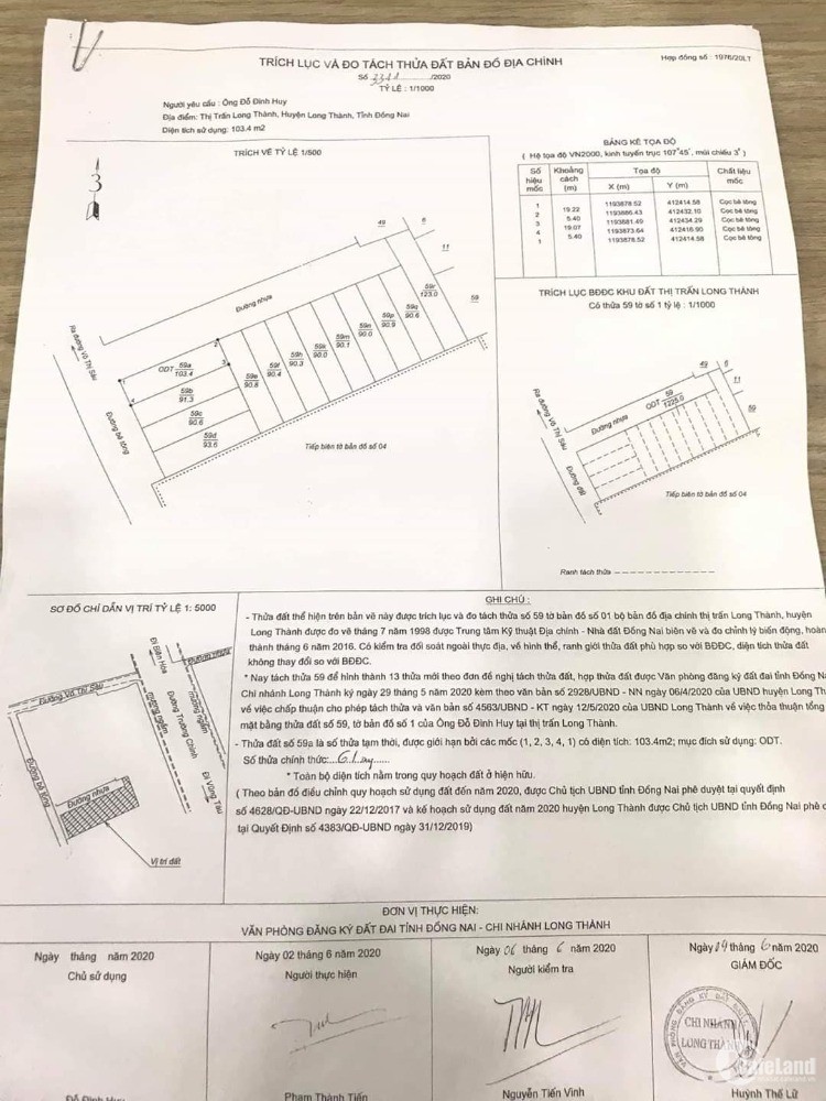 Bán đất dự án KDC RUBIK Long Thành, pháp lý hoàn chỉnh, công chứng sang tên liền