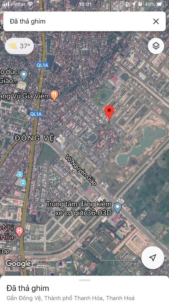 Bán cắt lỗ lô đất thổ cư gần khách sạn Mường Thanh Thanh Hoá. sổ đỏ chính chủ.