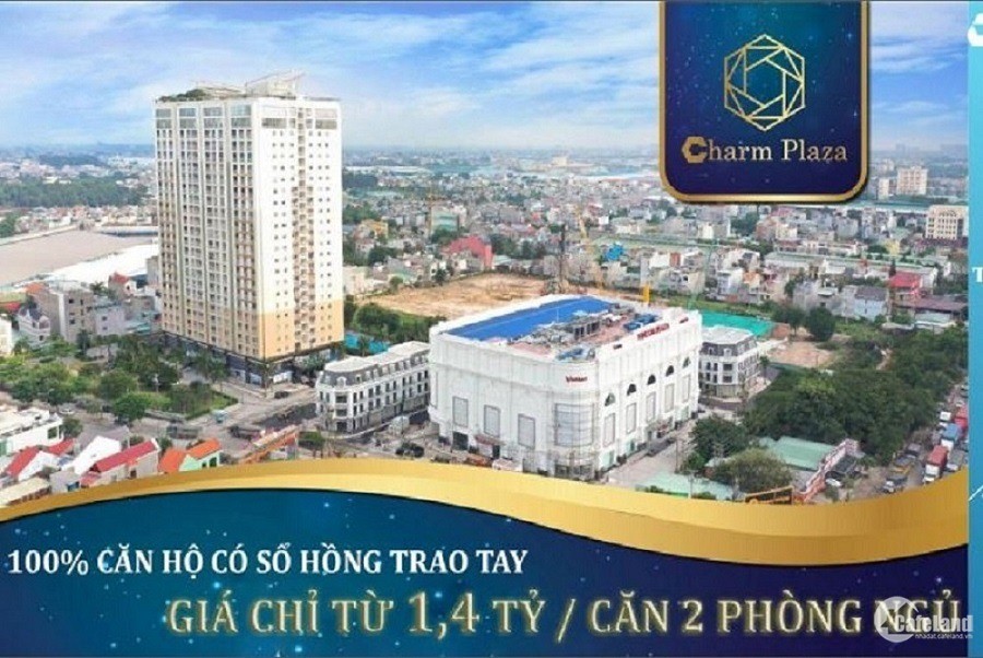 CHÍNH CHỦ CẤN BÁN CĂN 2PN CHARM PLAZA, ĐÃ CÓ SỔ, KẾ BÊN VINCOM, GIÁ CHỈ 1,4 TỶ