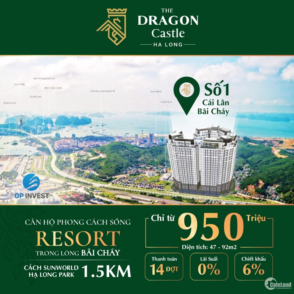 The Dragon Castle – Căn hộ chung cư tiêu chuẩn Hàn Quốc tại Hạ Long.0786677997