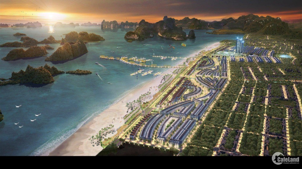 Green Dragon City Cẩm Phả thành phố nghỉ dưỡng bên bờ vịnh.
