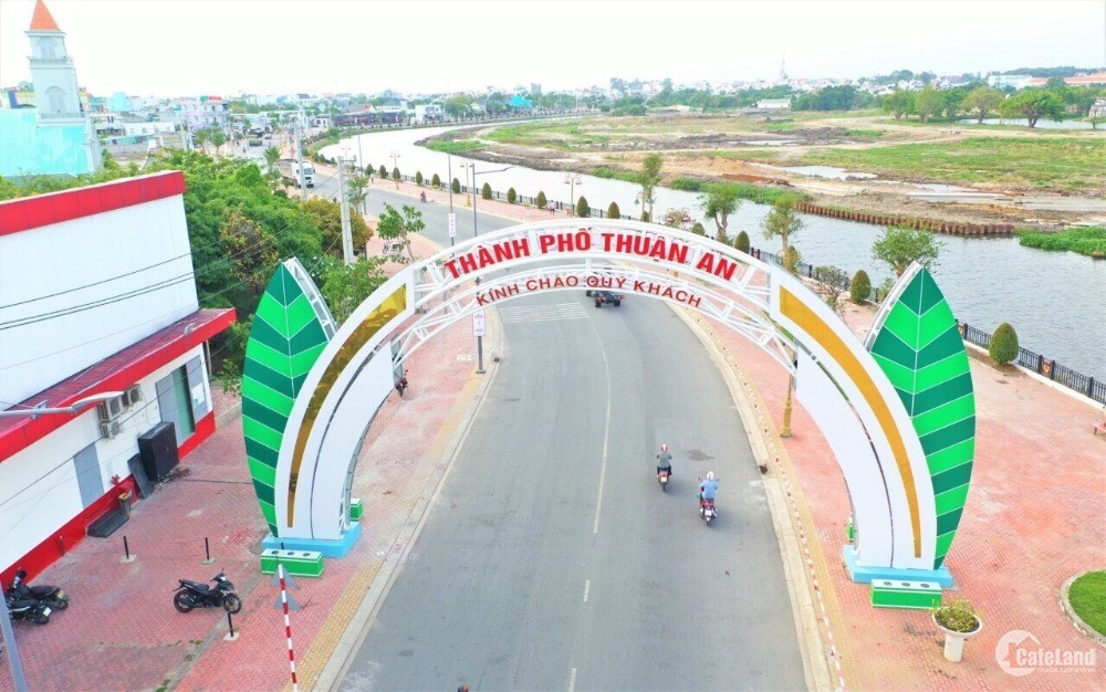 Nhà thành phố Thuận An kế chợ Búng 1 trệt 2 lầu giá 3ty3