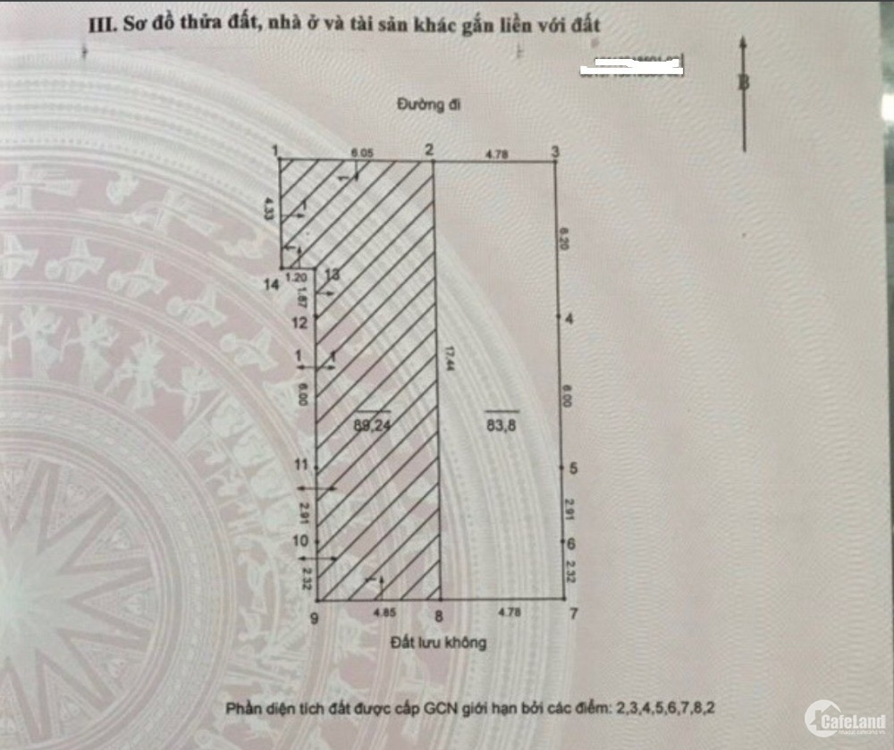 Bán nhà đường 800A, 2 mặt ngõ ô tô, dt 84m2, mặt tiền 5m, giá 8.3 tỷ