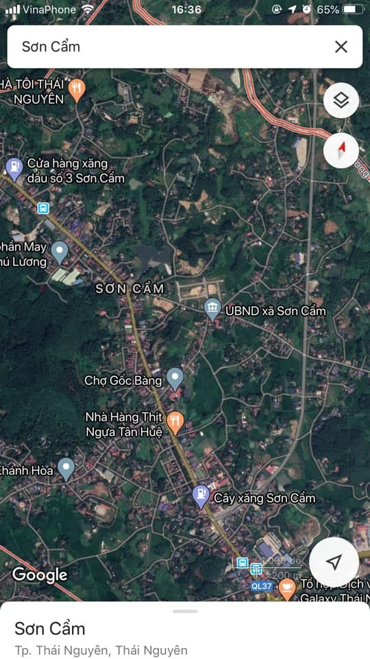 Bán lô đất trung tâm xã Sơn Cẩm Thái Nguyên