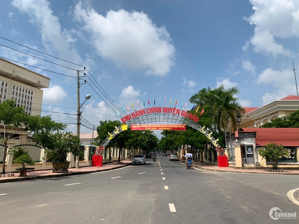 Kẹt tiền bán gấp lô đất gần trung tâm hành chính huyện Gò Dầu,Tây Ninh chỉ 265tr