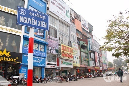 Bán nhà mặt đường Nguyễn Xiển, đang cho thuê 100tr/1 tháng.