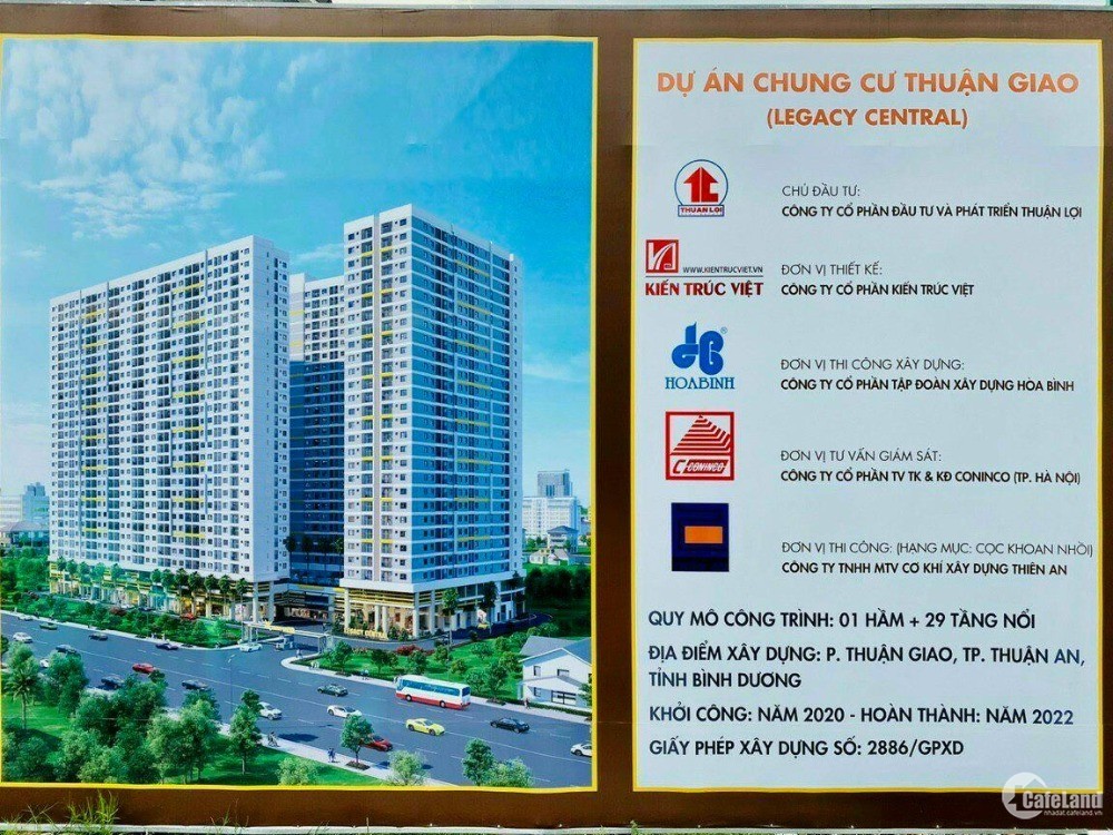 LEGACY CENTRAL Thuận An, chi tu 850tr- siêu phẩm tháng 10 đến từ Kim Oanh Group!