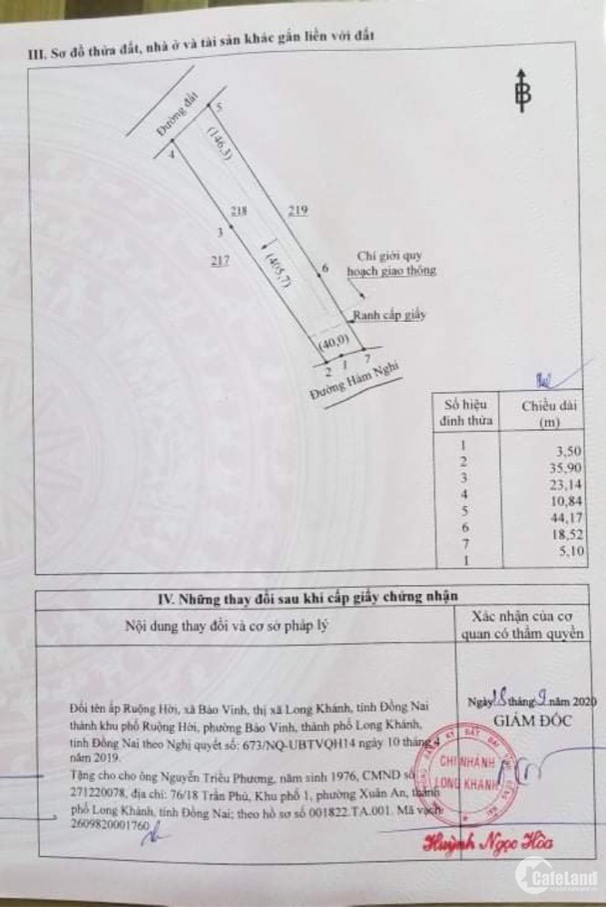 Cần tiền bán gấp căn nhà mặt tiền Long Khánh. 590m2,