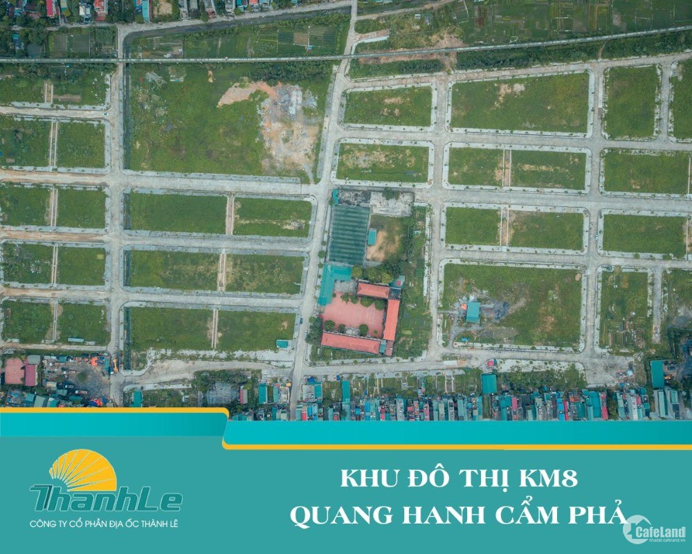 đất đường to 21m đẹp tại dự án Km8 - Quang Hanh- Cẩm Phả- Quảng Ninh