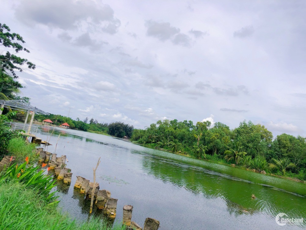 Lô đất mặt tiền sông lớn Ông Kèo xã Vĩnh Thanh, đường nhà nước