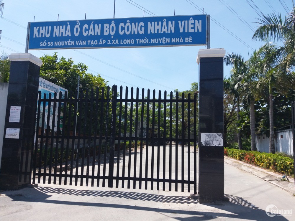 Khu nhà ở cán bộ công nhân viên chức, 58 Nguyễn Văn Tạo, Long Thới, Nhà Bè