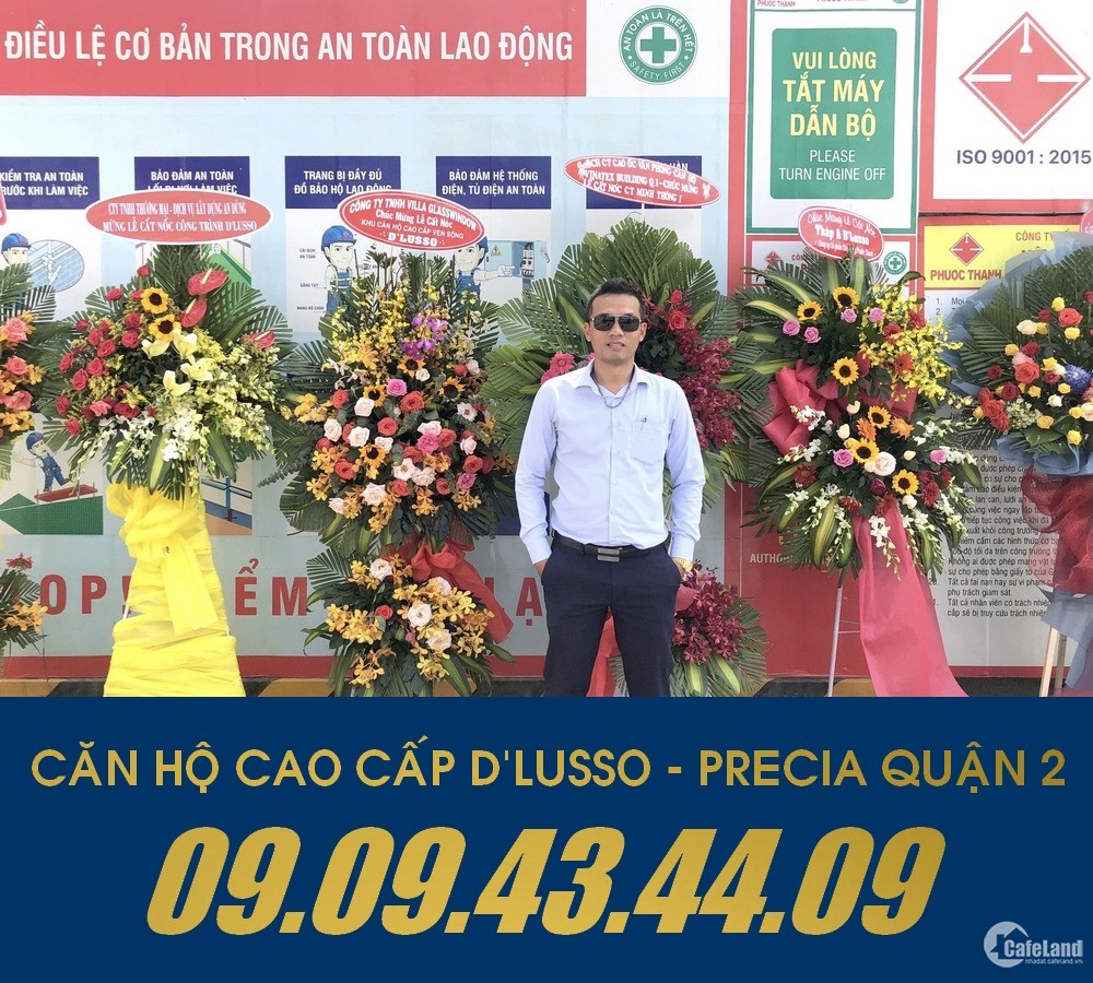 Dự án D'Lusso Quận 2 chính thức cất nóc, niềm tin khách hàng đã đặt đúng chỗ