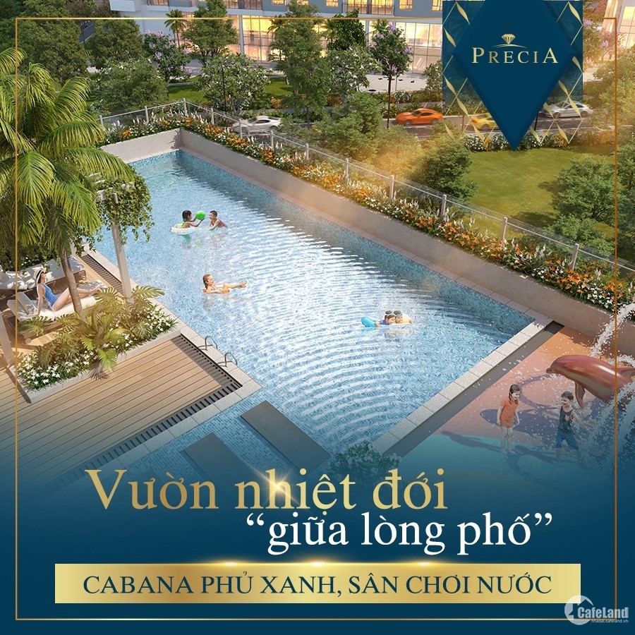 Mở bán Penthouse Precia Nguyễn Thị Định, quận 2 có sân vườn từ 9 tỷ/căn 140.98m2