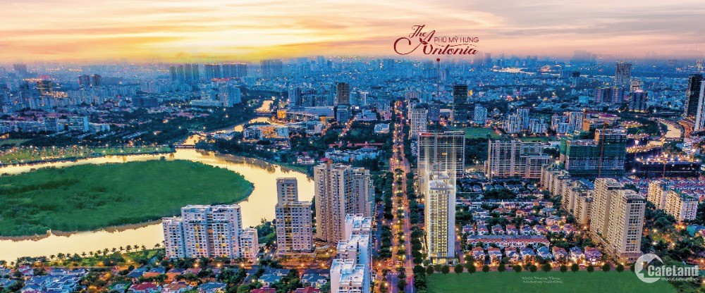 Căn hộ cao cấp The Antonia Phú Mỹ Hưng view đẹp chỉ thanh toán 1,2 tỷ
