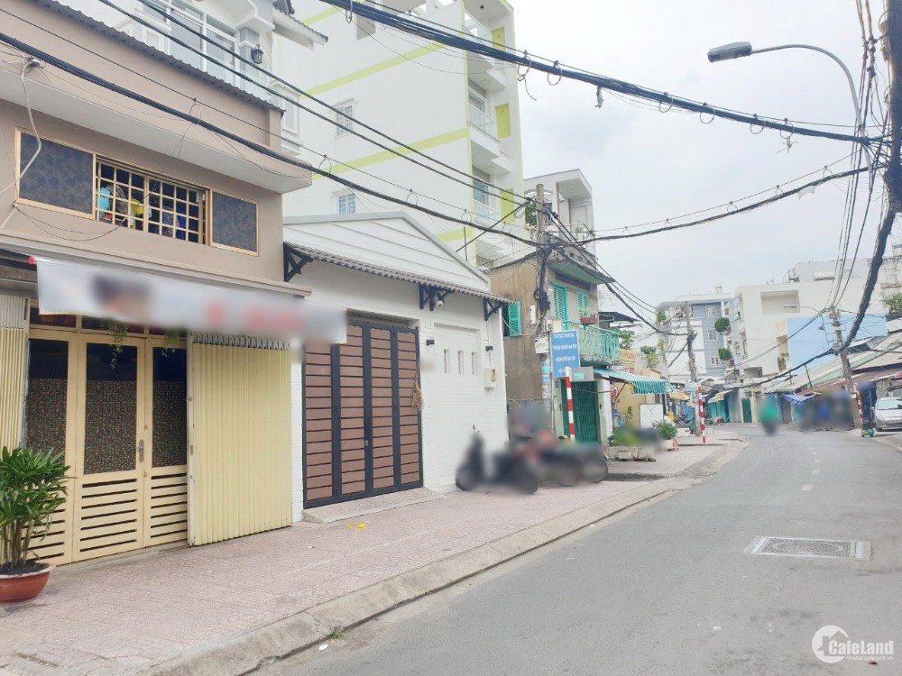 Nhà (5.6*31.7m/NH:6.55m) mặt tiền đường Phong Phú P12 Q8