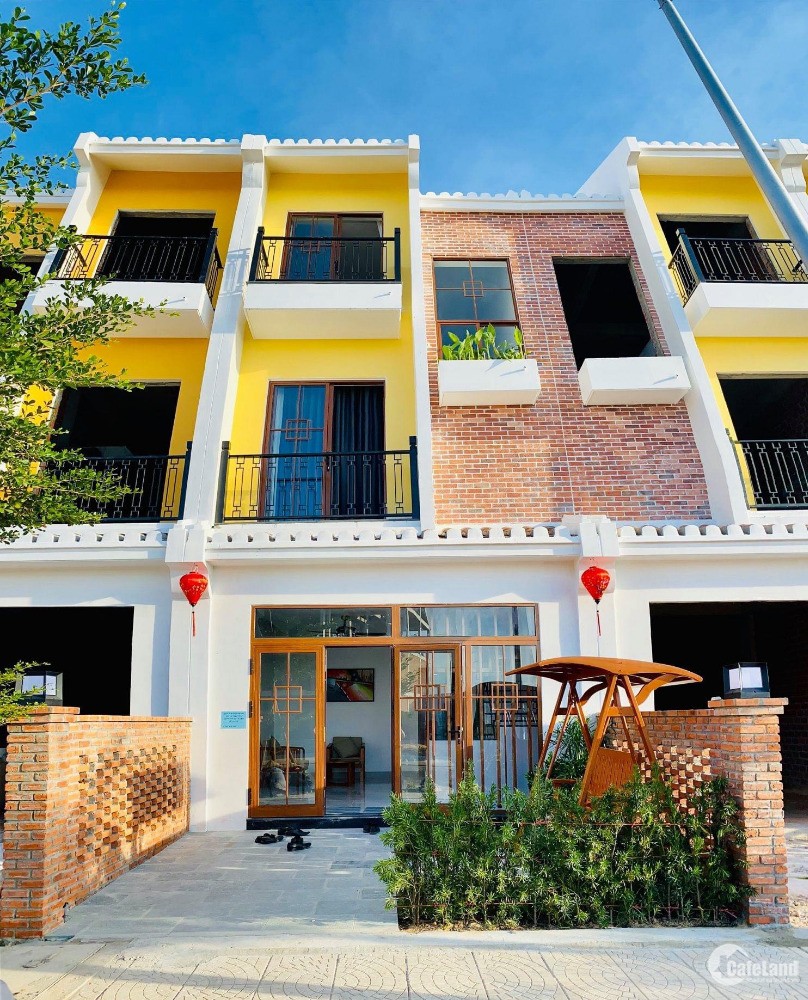 Nhà 3 tầng Hội An nằm ở Vinpearl Hội An -Rừng Dừa 7 mẫu view sông kề biển