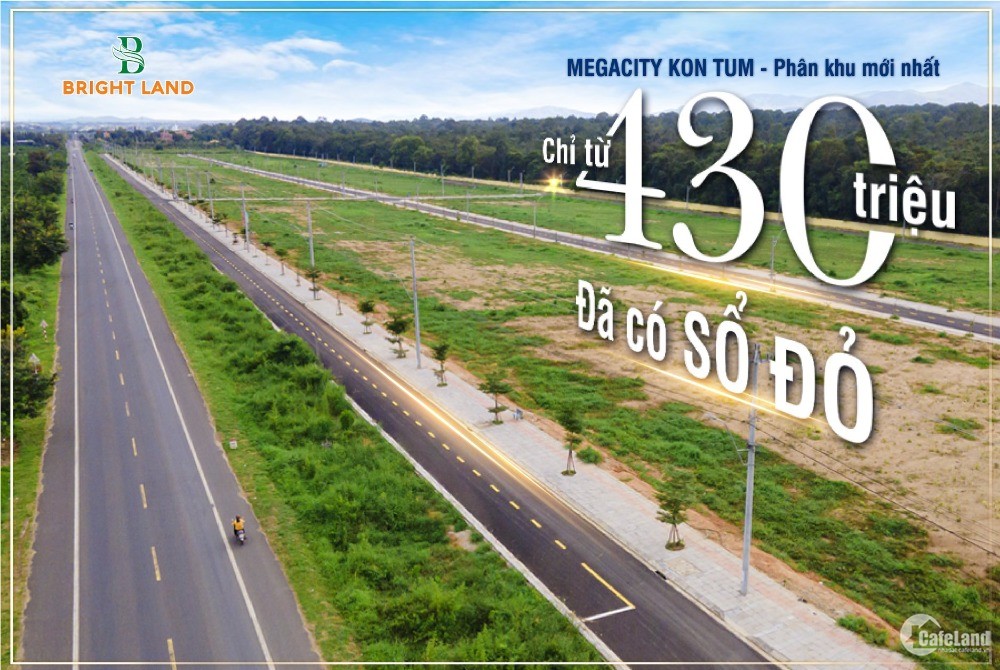 Mega City Kon Tum mở bán suất ngoại giao, cạnh công viên, chỉ 450Tr/170m2