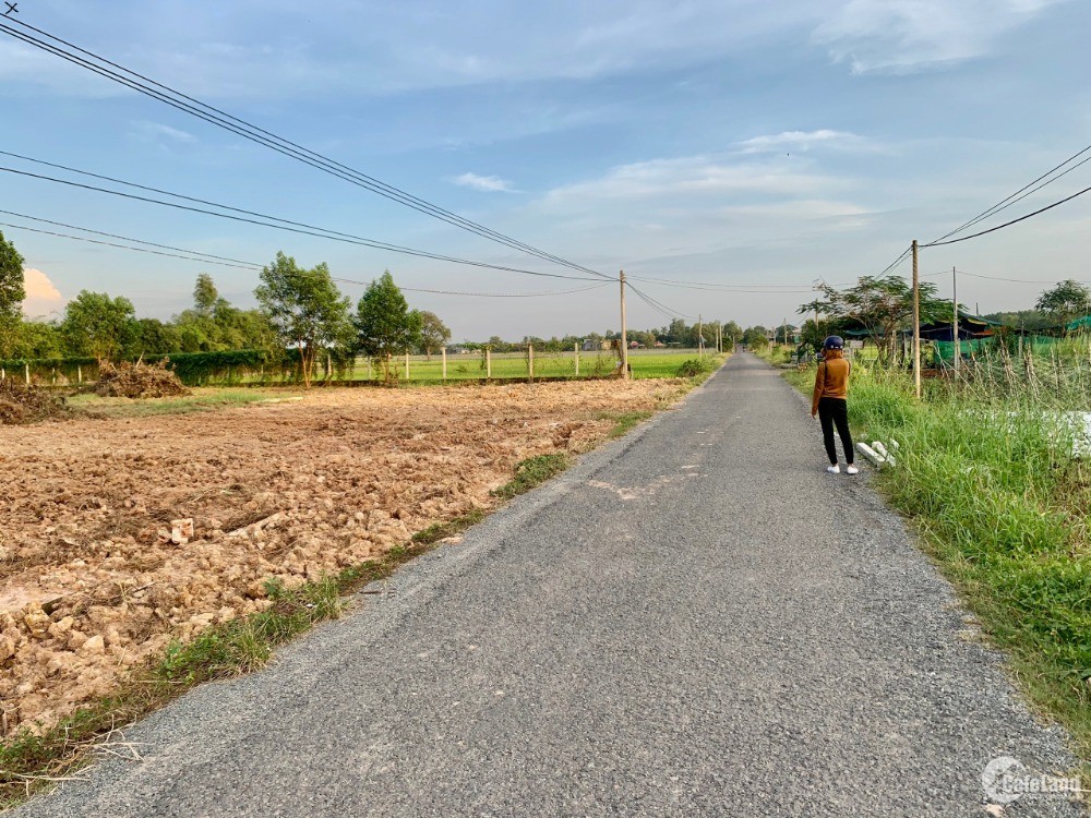 Chỉ 87tr/m lô đất mặt tiền đường nhựa giáp thị xã Trảng Bàng,gần bv Xuyên Á,SHR.