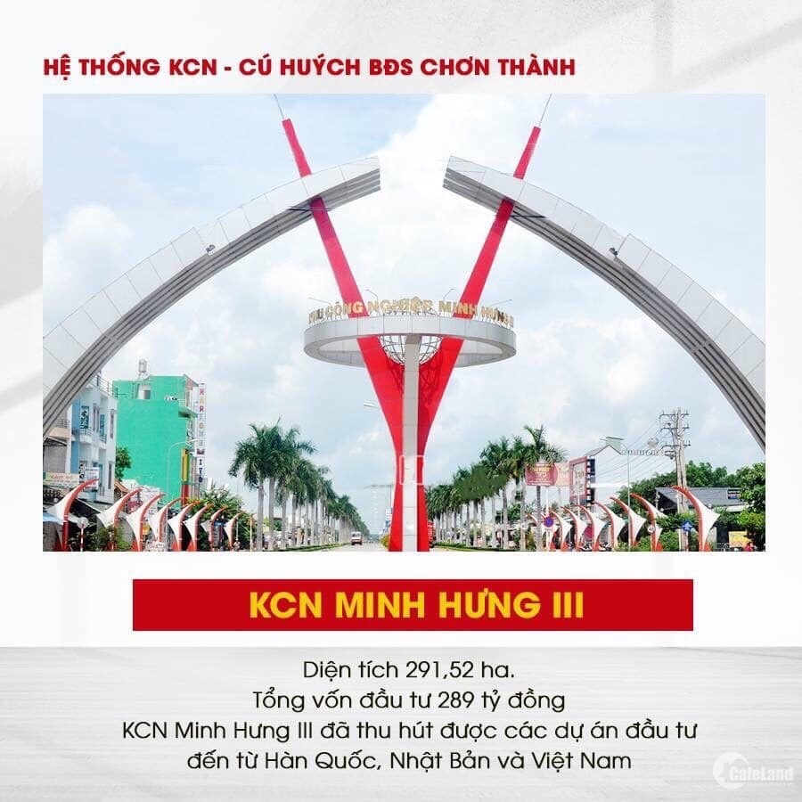 Bán Đất Liền Kề KCN Minh Hưng - Hàn Quốc