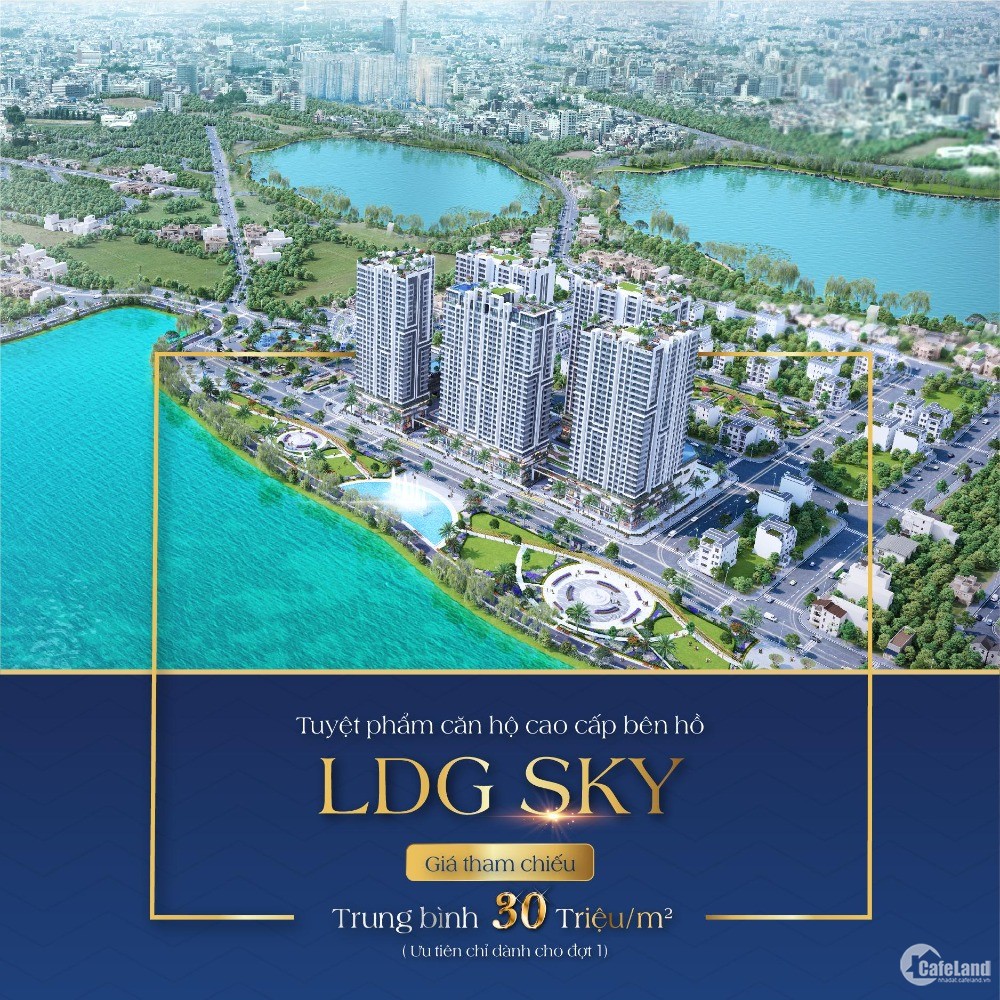 Sở hữu căn hộ view hồ - LDG Sky trong lòng KDC cao cấp chỉ với 200tr